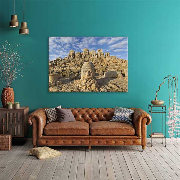 Nemrut Dağı Anıtsal Heykelleri Kanvas Tablo 11987