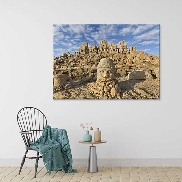 Nemrut Dağı Anıtsal Heykelleri Kanvas Tablo 11987