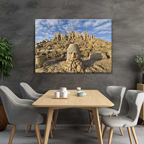 Nemrut Dağı Anıtsal Heykelleri Kanvas Tablo 11987