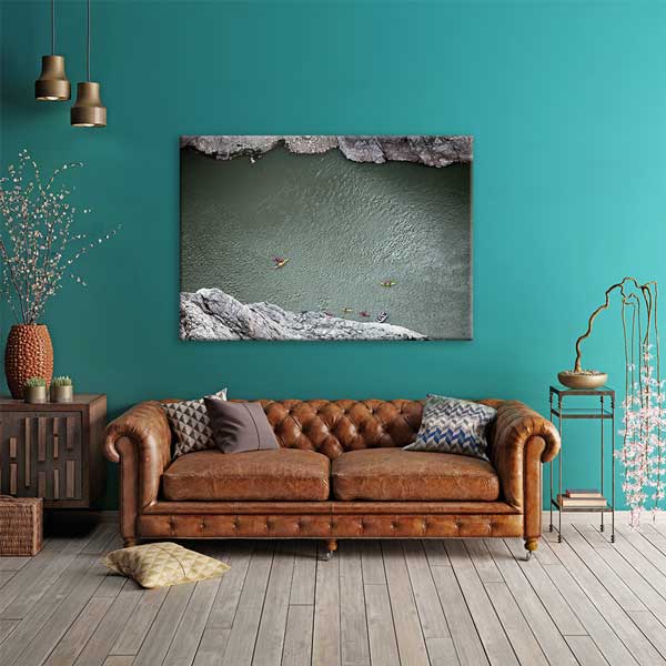 Anadolu Kanyon Nehir Manzarası Kanvas Tablo 11992