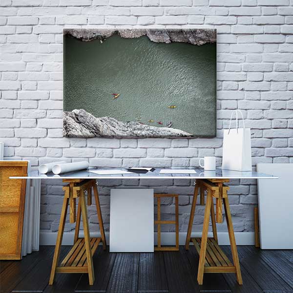 Anadolu Kanyon Nehir Manzarası Kanvas Tablo 11992