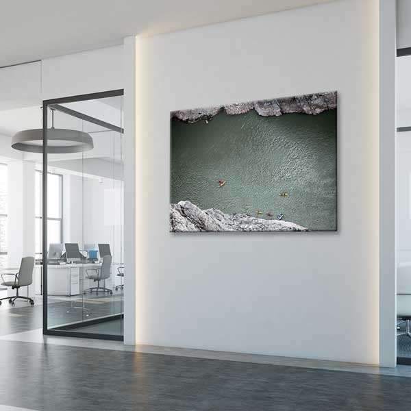 Anadolu Kanyon Nehir Manzarası Kanvas Tablo 11992