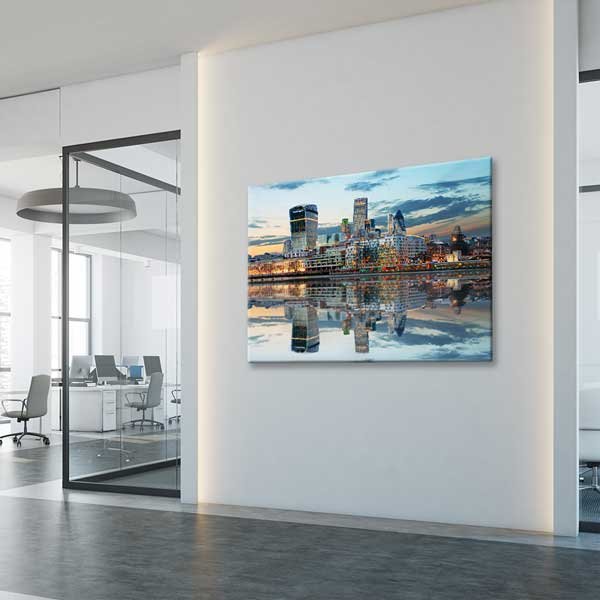 Londra Şehir Silueti Manzara Kanvas Tablo 13372