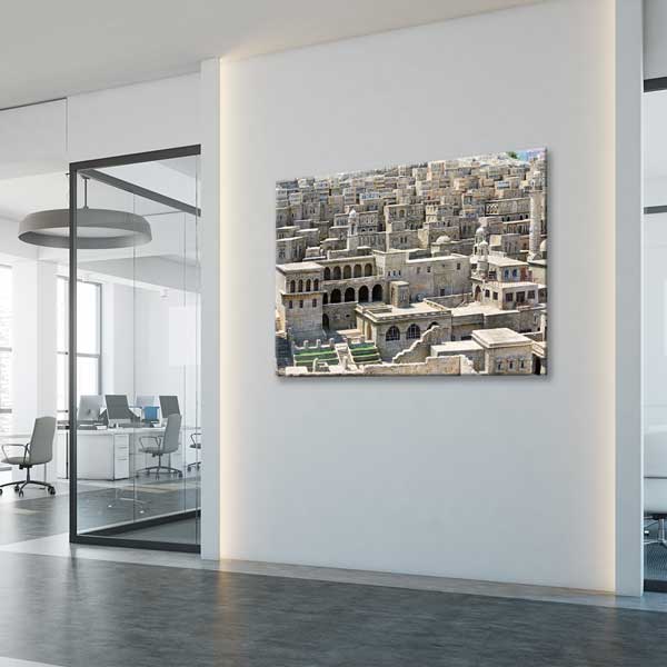 Geleneksel Anadolu Taş Şehir Dokusu Kanvas Tablo 11989