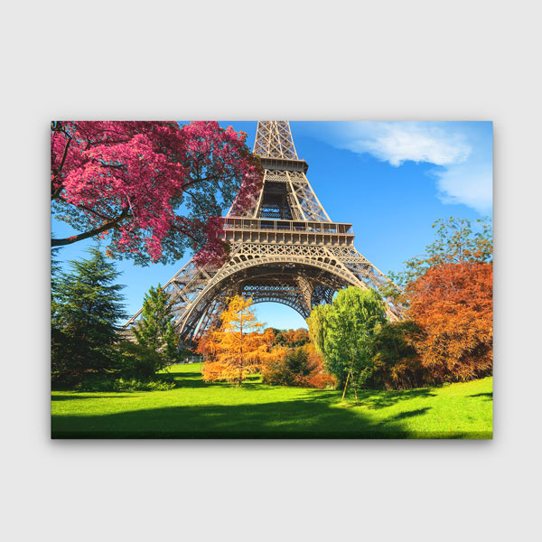 canvas-wall-design-13452-00 Eyfel Kulesi Paris Manzara Kanvas Tablo 13452