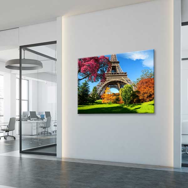 canvas-wall-design-13452-04 Eyfel Kulesi Paris Manzara Kanvas Tablo 13452