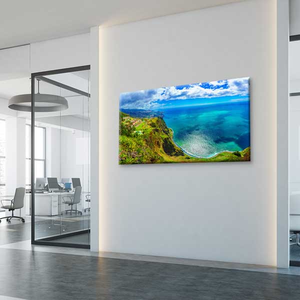 Madeira Adası Cabo Girão Uçurum ve Okyanus Manzarası Kanvas Tablo – 13691