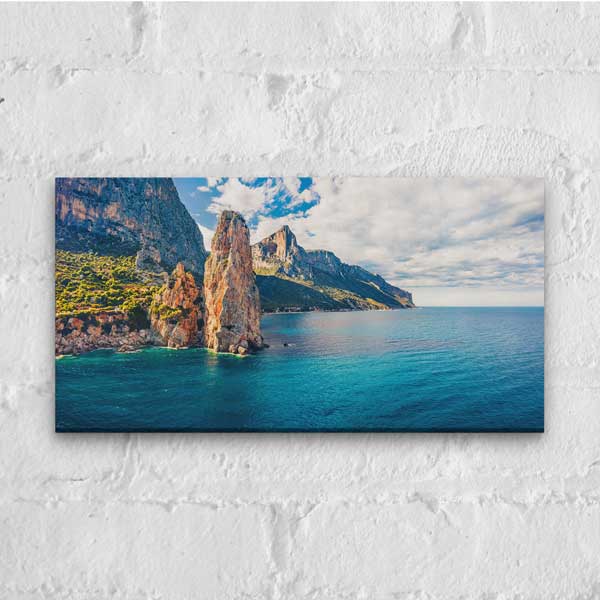 Kayalık Kıyı ve Deniz Manzarası Kanvas Tablo – 13731