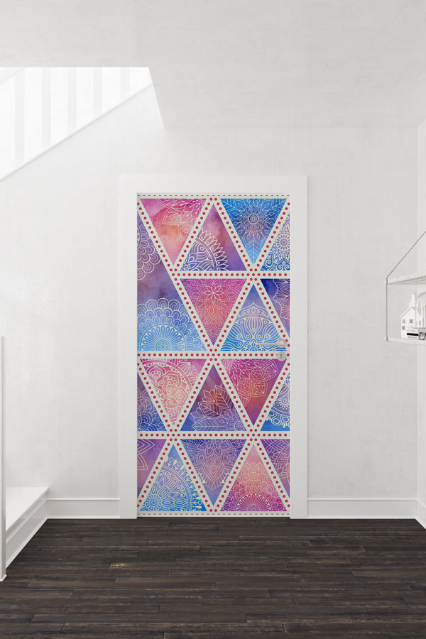 Çiçekli - Botanik Kapı Tasarımı 9366