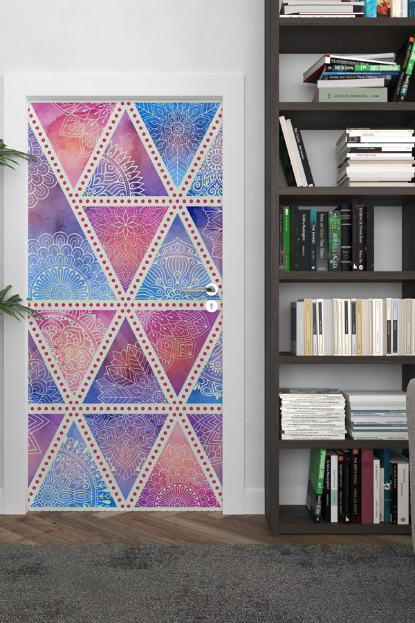 Çiçekli - Botanik Kapı Tasarımı 9366