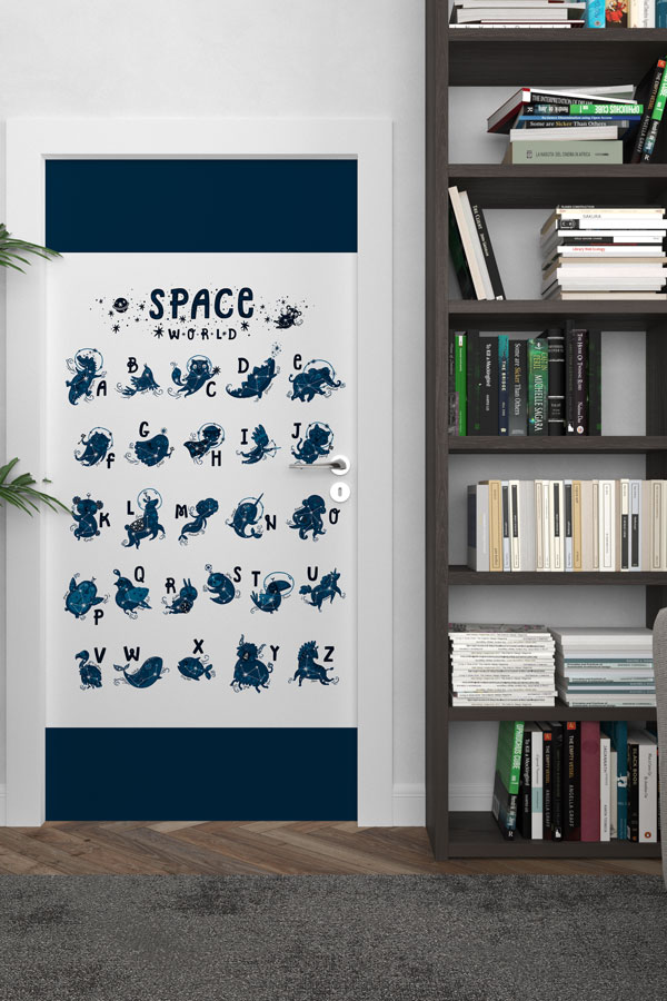 Bebek - Çocuk Odası Kapı Tasarımı 9905