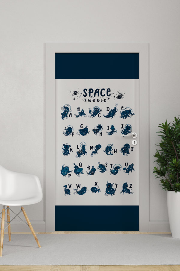 Bebek - Çocuk Odası Kapı Tasarımı 9905