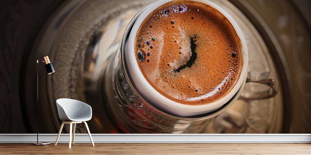 coffee-wallpaper-art-12397-00 Klasik Türk Kahvesi Temalı Duvar Kağıdı 12397