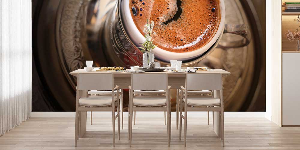 Klasik Türk Kahvesi Temalı Duvar Kağıdı 12397