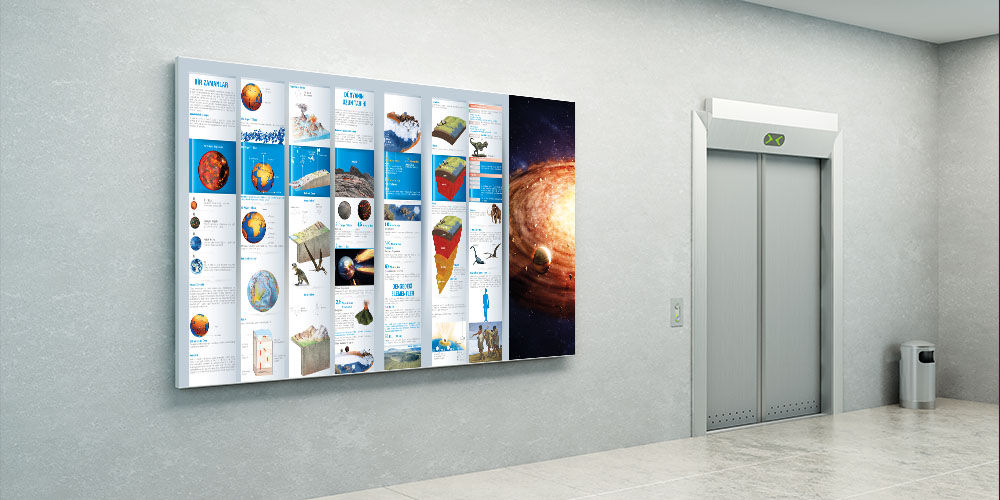 cografya-posterleri-f-129-06 Dünya'nın Oluşumu ve Canlı Yaşam Evreleri Duvar Dekoru - Jeoloji & Bilim Sınıfları F-129