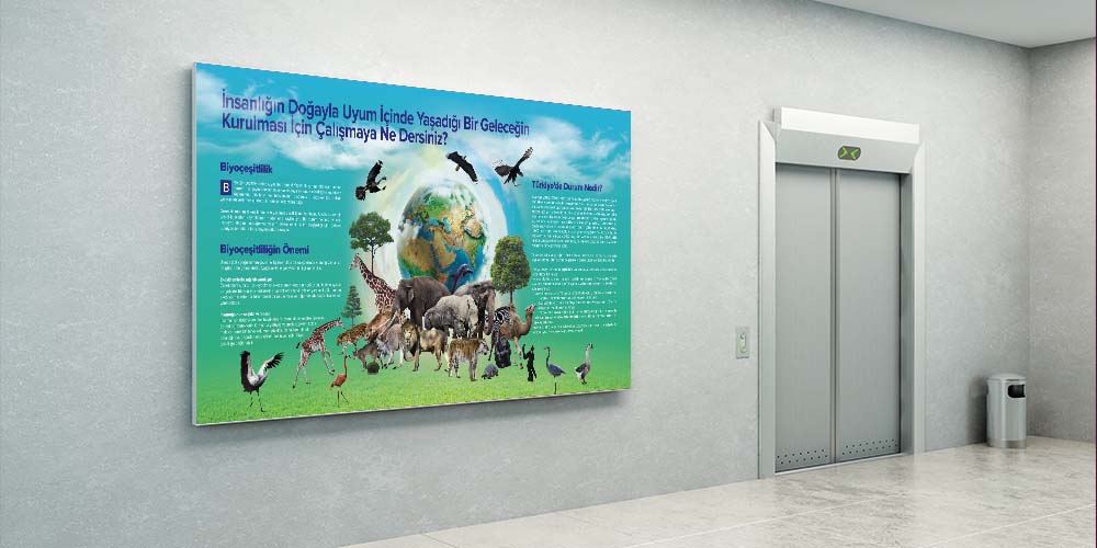 cografya-sinifi-f-111-06 Biyoçeşitlilik ve Doğa Koruması Temalı Duvar Dekoru F-111
