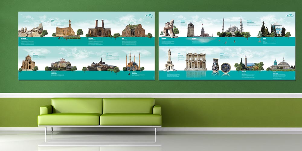 Cennet Vatanım Duvar Dekoru - Tarihin İkonik Mirası F-126