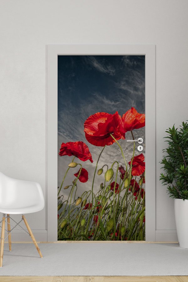 Çiçekli - Botanik Kapı Tasarımı 9332