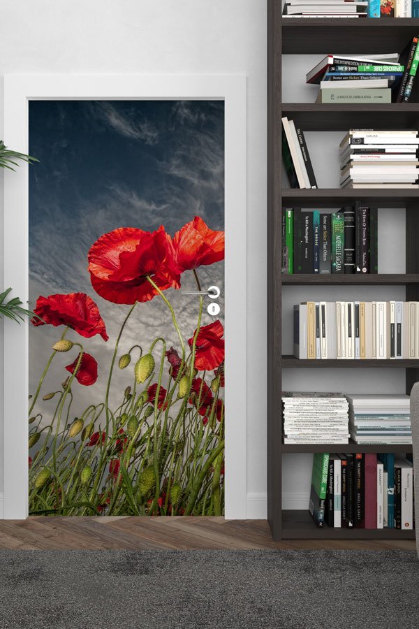 Çiçekli - Botanik Kapı Tasarımı 9332