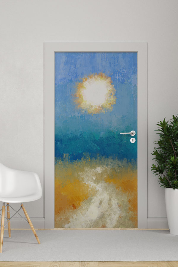 Soyut Güneş ve Ufuk Kapı Tasarımı 9265