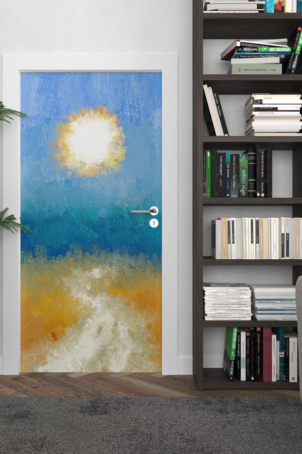 Soyut Güneş ve Ufuk Kapı Tasarımı 9265