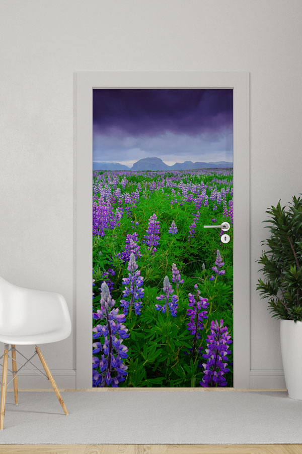 Çiçekli - Botanik Kapı Tasarımı 9333