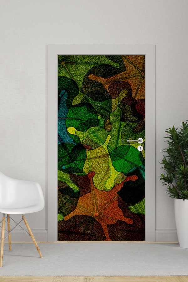 Çiçekli - Botanik Kapı Tasarımı 9334