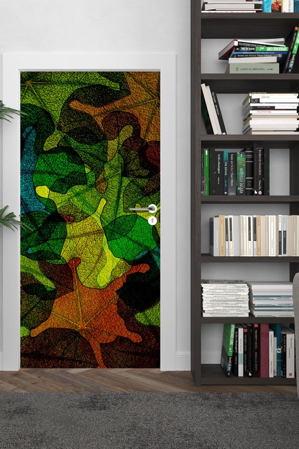 Çiçekli - Botanik Kapı Tasarımı 9334