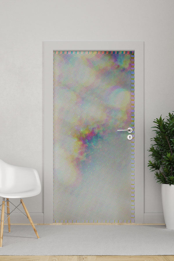 Dijital Piksel Gürültüsü Kapı Giydirme - Modern Sanat & Teknoloji Ofisi 8908