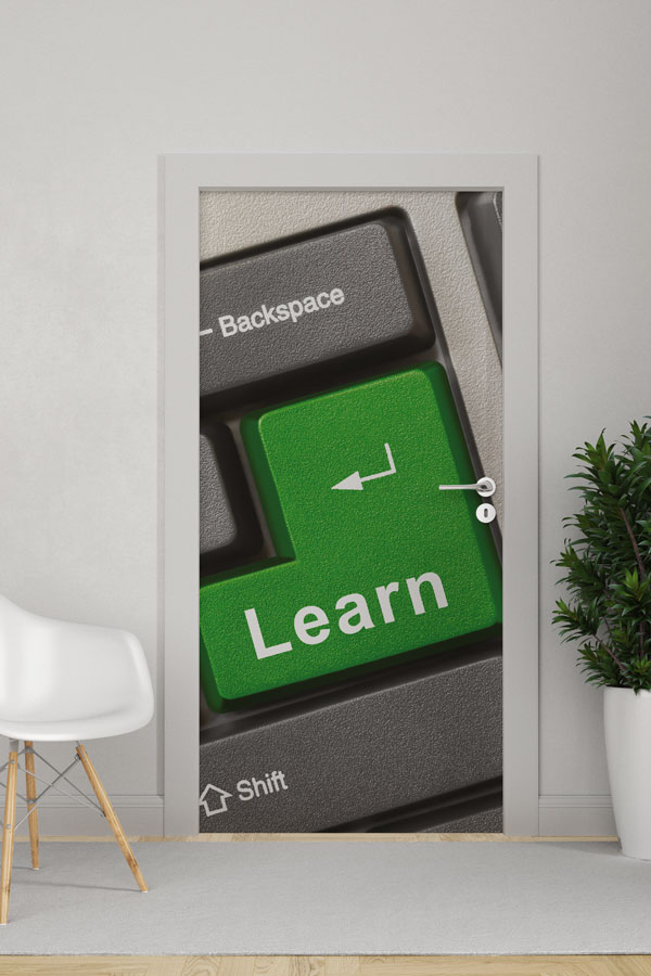 "Learn" Tuşlu Klavye Kapı Giydirme - Eğitim ve Öğrenme Odaları 8881