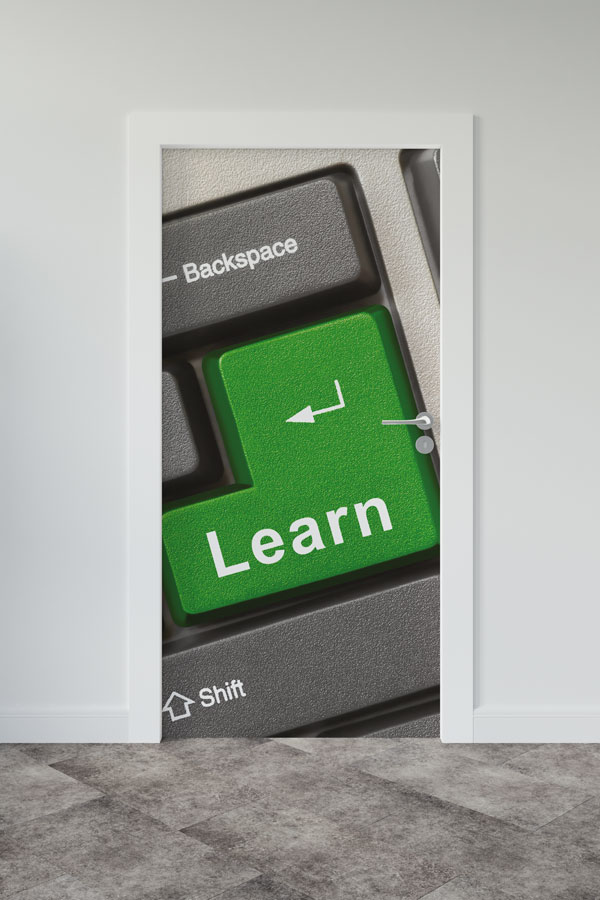 "Learn" Tuşlu Klavye Kapı Giydirme - Eğitim ve Öğrenme Odaları 8881