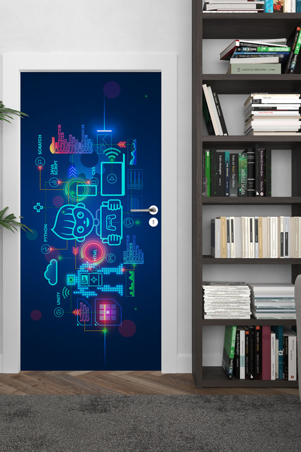 Dijital Beyin ve Veri Akışı Kapı Giydirme - Siber Güvenlik & Bilişim Sınıfı 9292