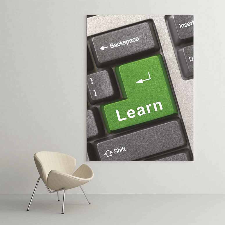 Learn Bilgisayar Eğitimi Motivasyon Posteri – B-416