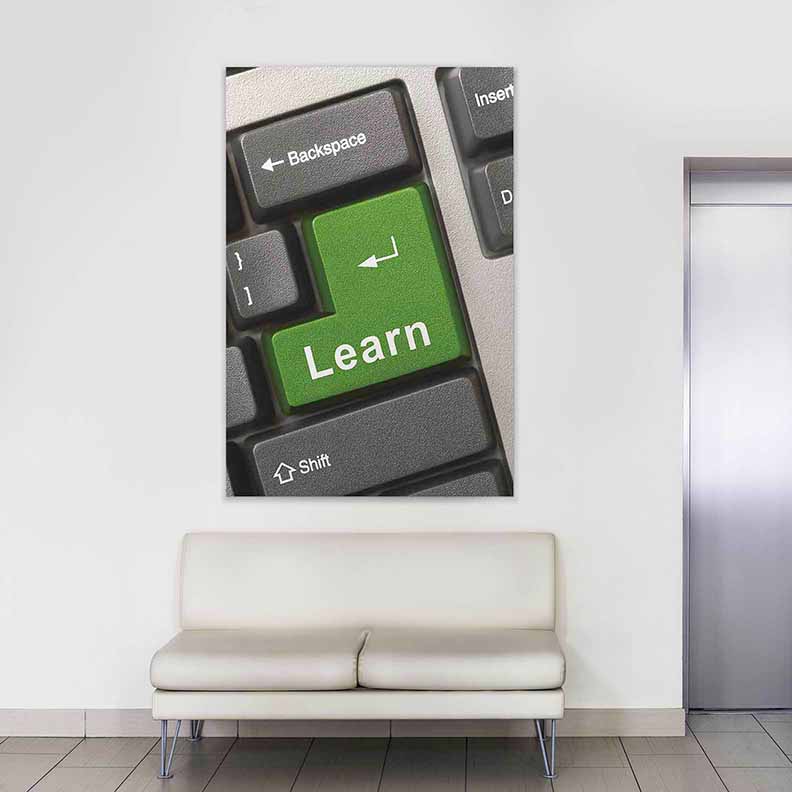 Learn Bilgisayar Eğitimi Motivasyon Posteri – B-416