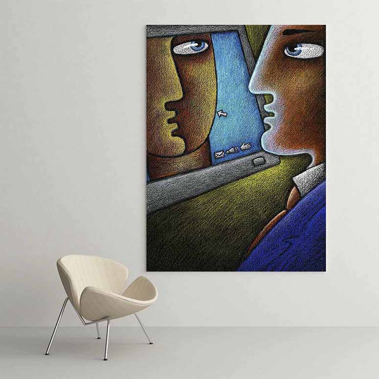 Dijital İletişim Sanat Eğitim Posteri – B-418