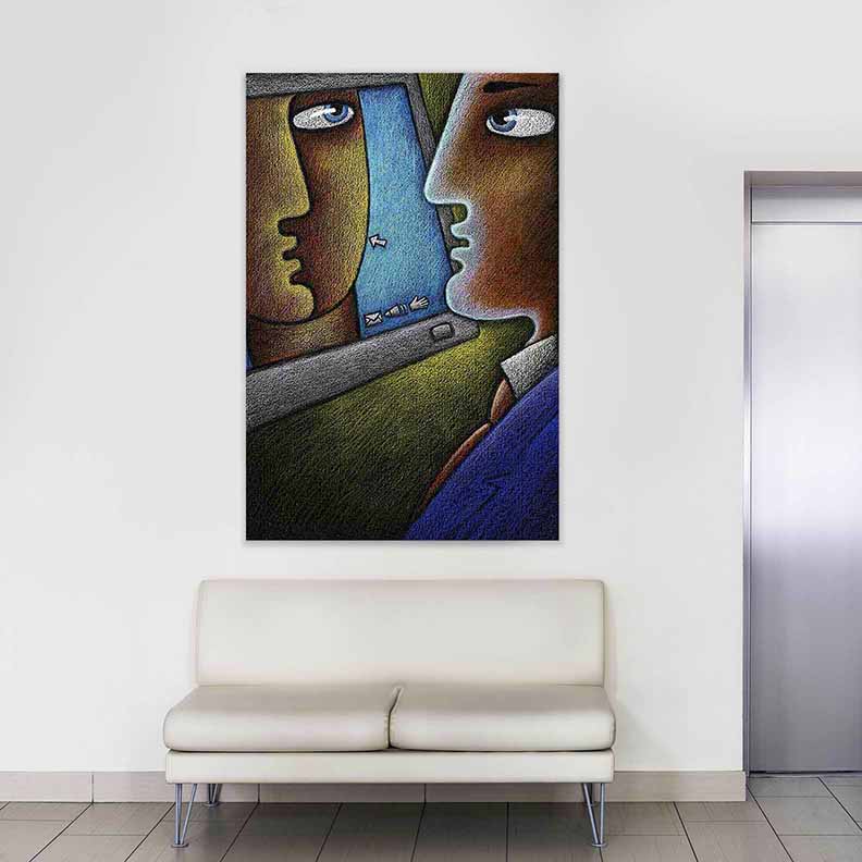 Dijital İletişim Sanat Eğitim Posteri – B-418