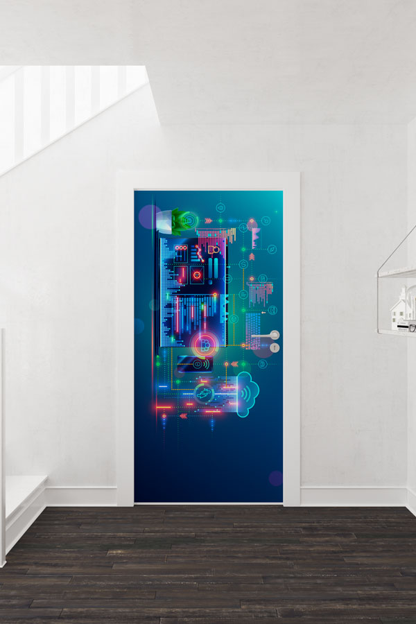 Siber Güvenlik ve Ağ Teknolojileri Kapı Giydirme - BT Sınıfı & Bilişim Laboratuvarı 8905