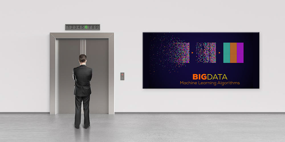 Big Data ve Makine Öğrenmesi Algoritmaları Temalı Büyük Ebat Duvar Dekoru 7792