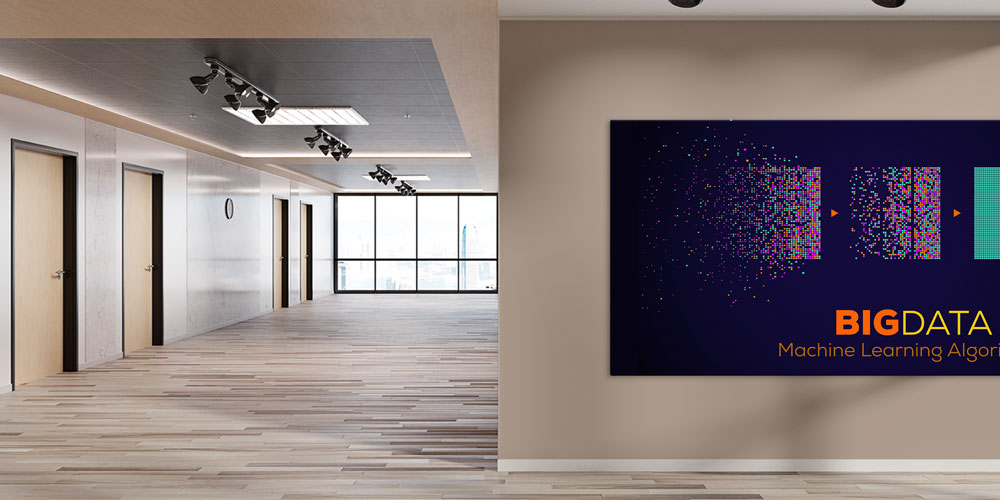 Big Data ve Makine Öğrenmesi Algoritmaları Temalı Büyük Ebat Duvar Dekoru 7792