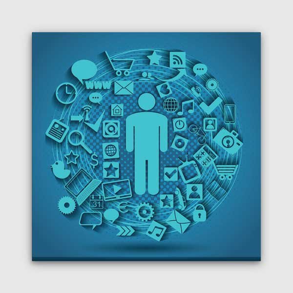 Dijital Dünya Eğitim Posteri B-420