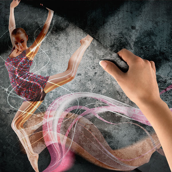 Dinamik Dansçı Duvar Örtüsü 8280