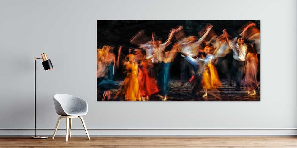 dance-wall-art-decor-7970-01 Bu büyük ebatlı duvar dekoru dansın enerjisini ve 7970