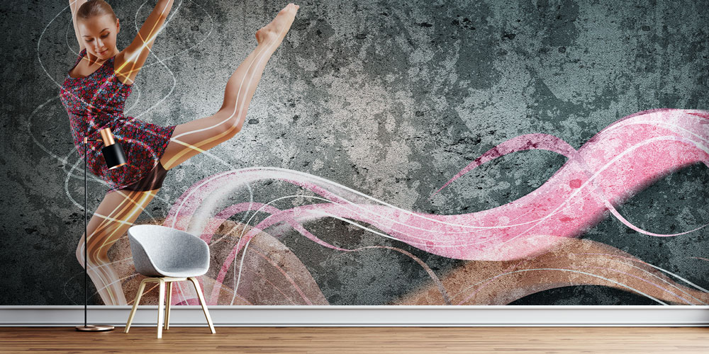 Dansçı Figürlü Duvar Kağıdı 5835