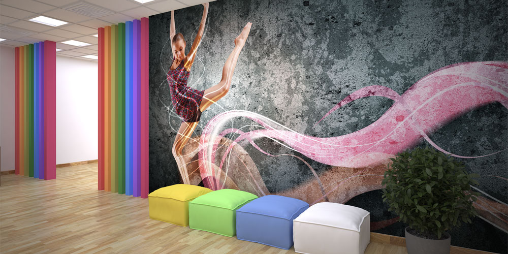 Dansçı Figürlü Duvar Kağıdı 5835