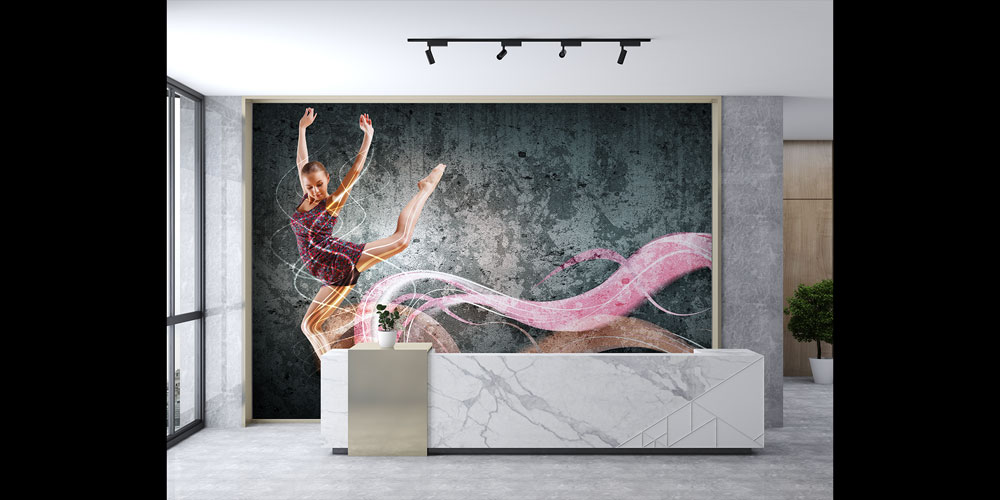 Dansçı Figürlü Duvar Kağıdı 5835