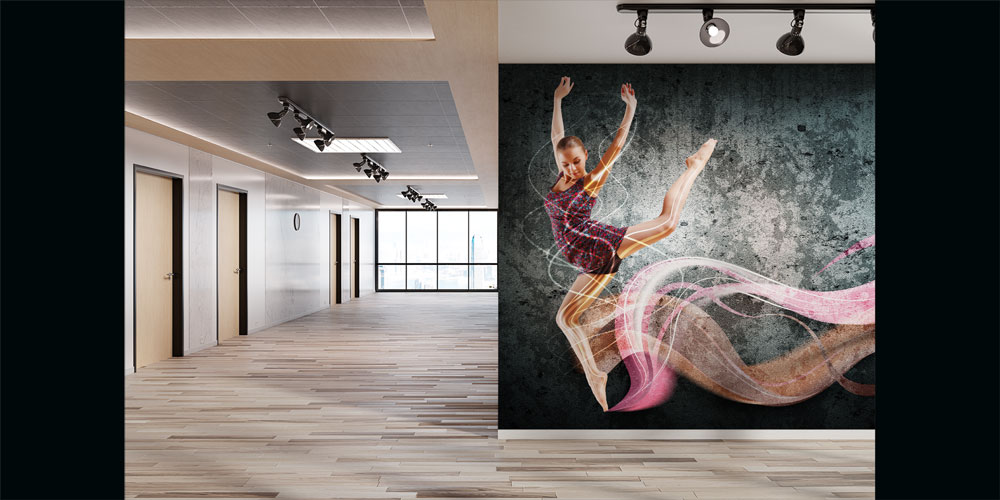 Dansçı Figürlü Duvar Kağıdı 5835