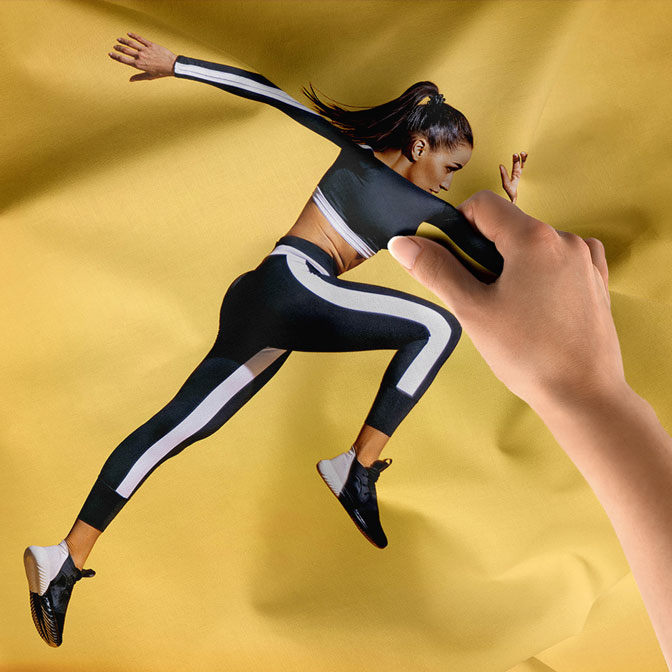 Koşu ve Fitness Sporcu Duvar Örtüsü 5880