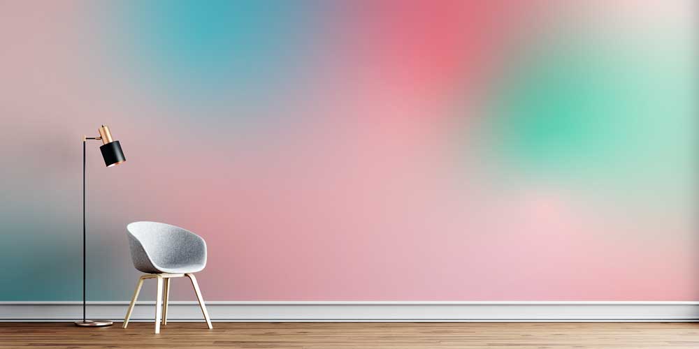 Pastel Geçişli Soyut Duvar Kağıdı 4170