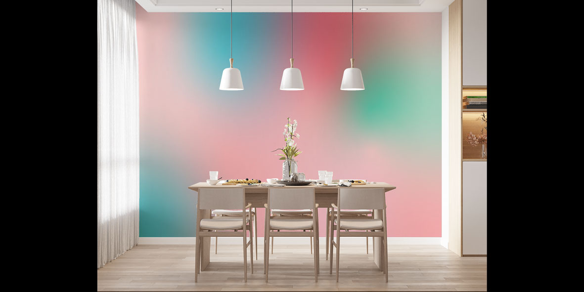 Pastel Geçişli Soyut Duvar Kağıdı 4170