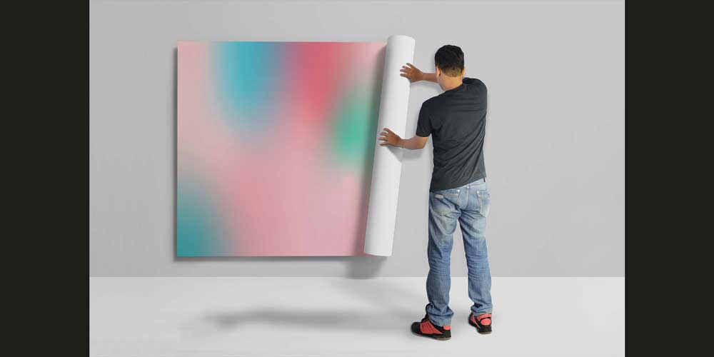 Pastel Geçişli Soyut Duvar Kağıdı 4170